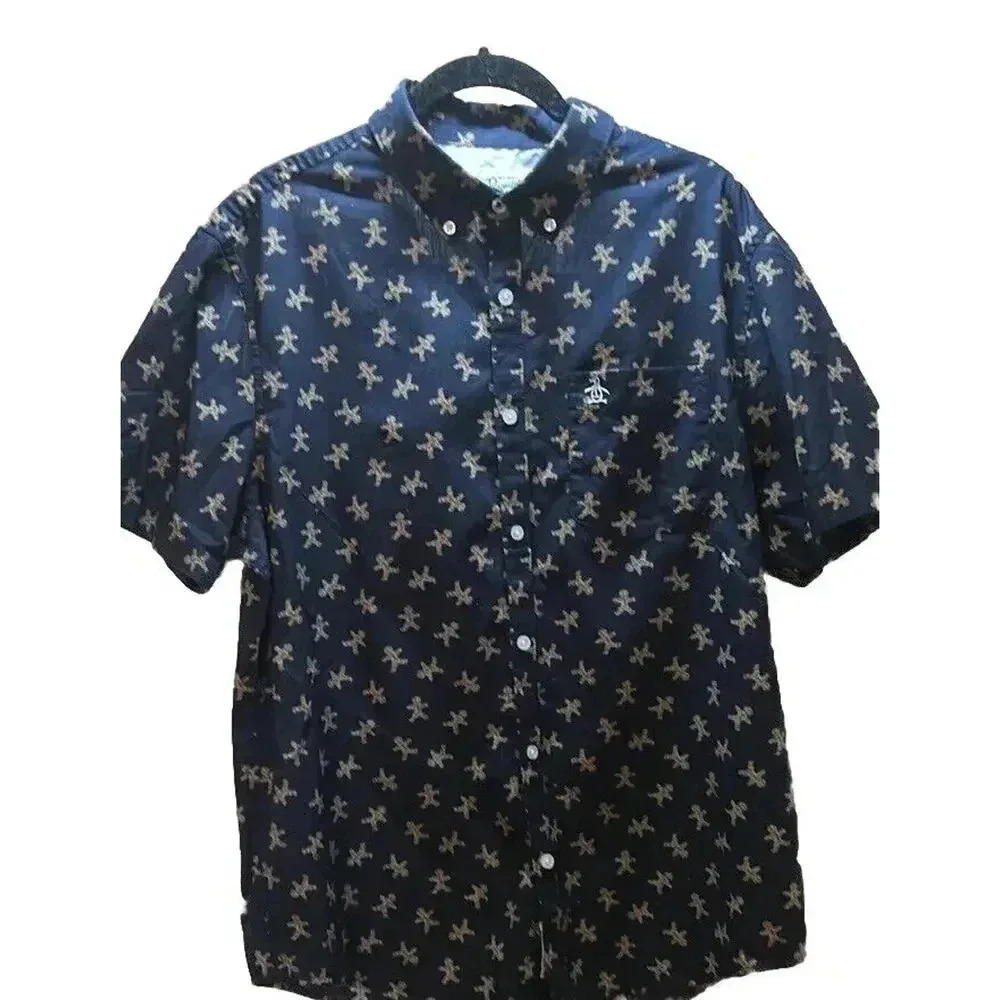 Penguin Brand, Large Boys Gingerbread Man Print